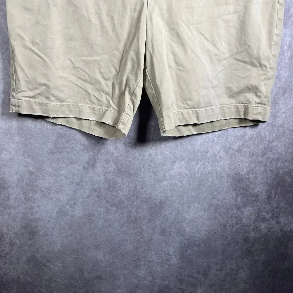 Polo Ralph Lauren Chino Shorts Mens Size‎ 38 Brown Flat Front Casual Preppy